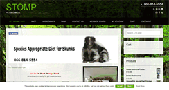 Desktop Screenshot of petskunkfood.com